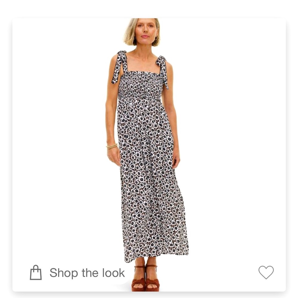 DVF for Target - Smocked Midi Tie-Strap Dress